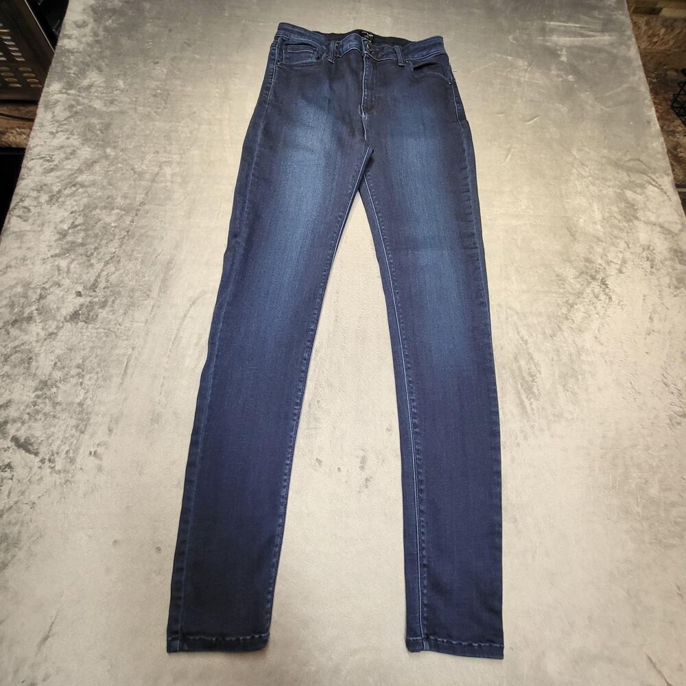 JUST BLACK Jeans Womens 29 Blue Dark Wash Skinny Slim Stretch Denim 29x31.5